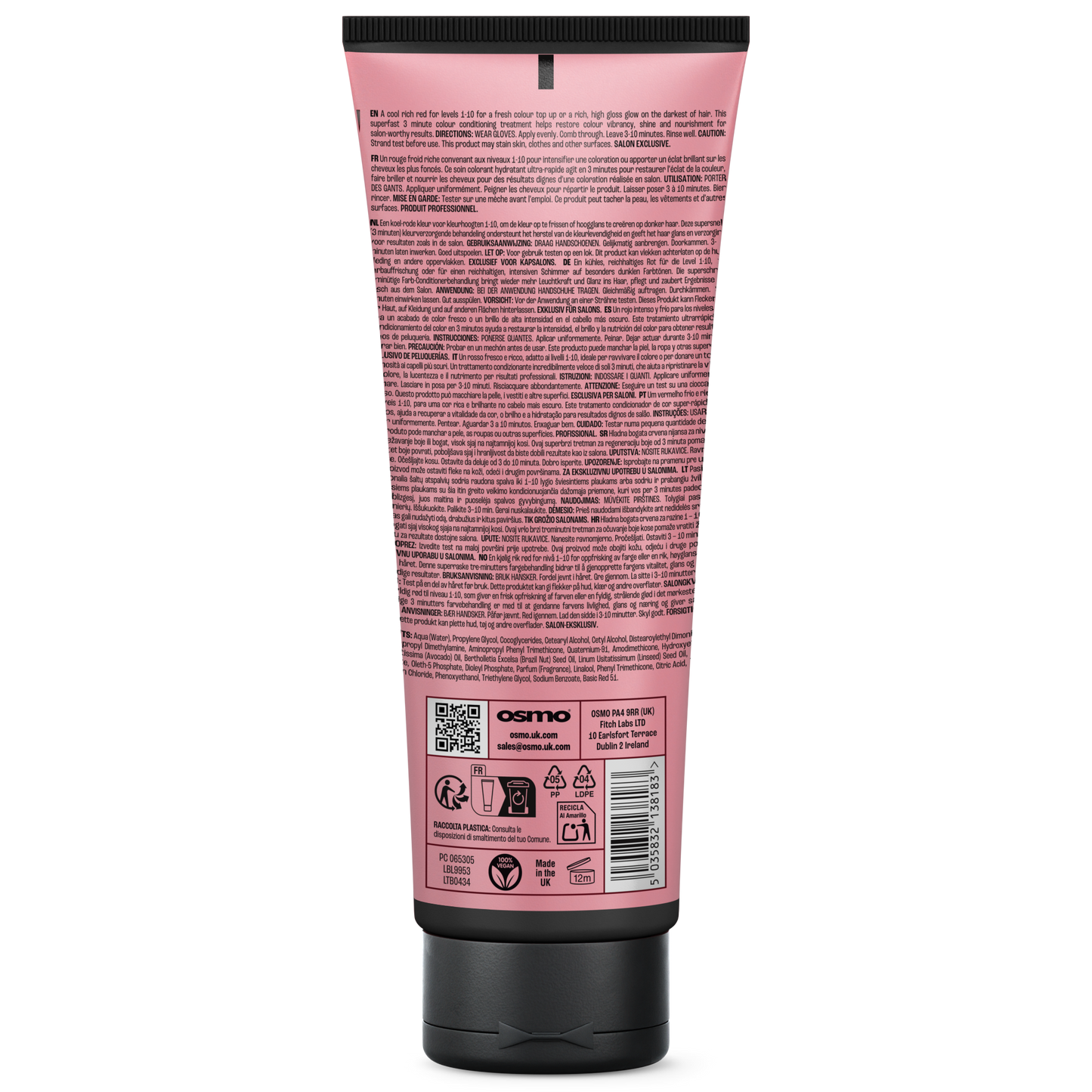 Cherry Red Colour Conditioner Treatment for Hair