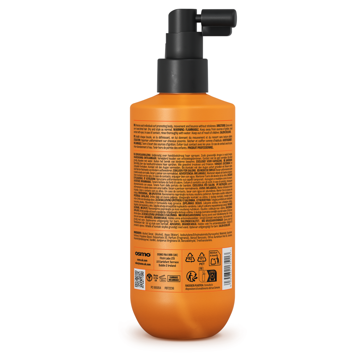 Hair Curl Enhancer Spray Bottle