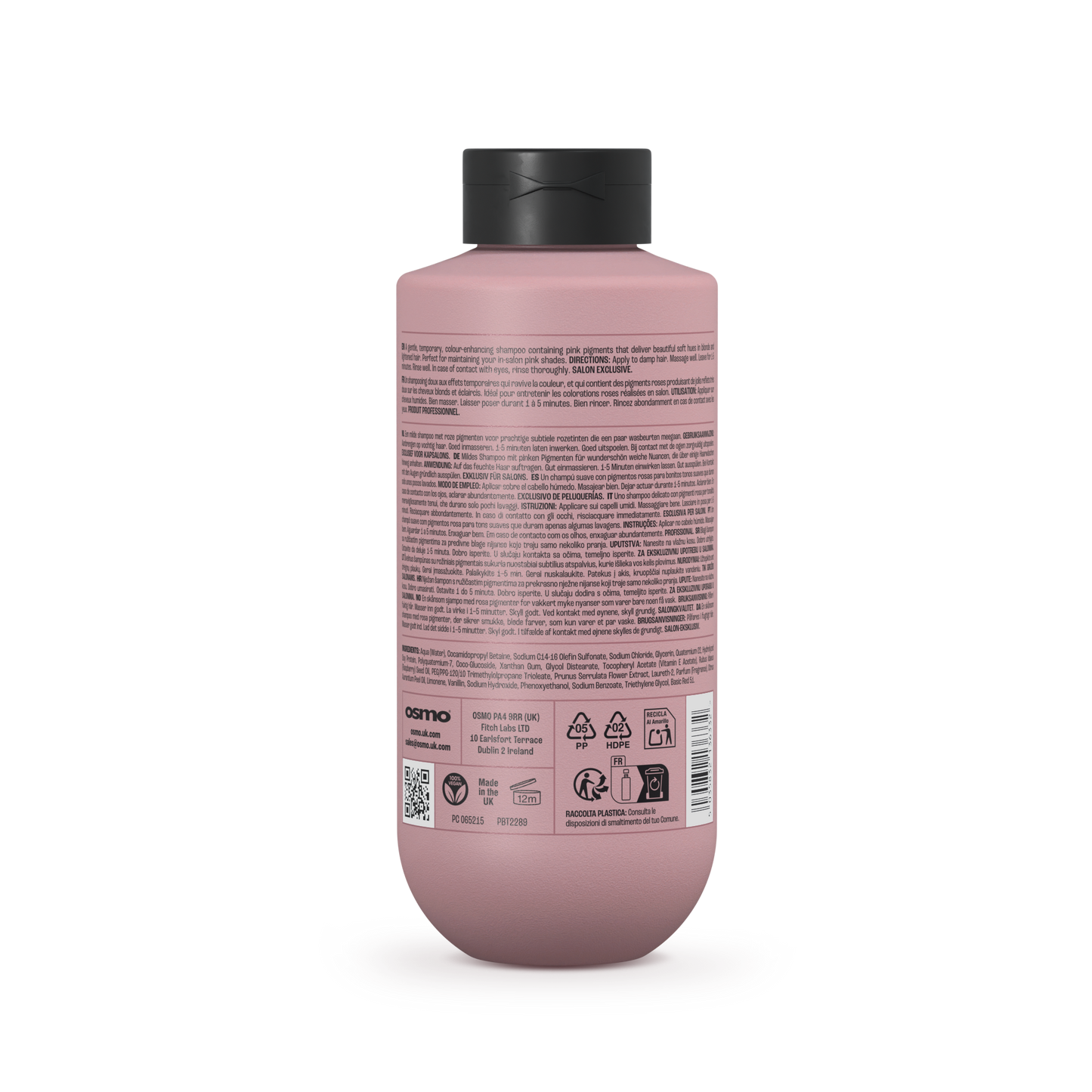 Colour-Enhancing Shampoo Bottle