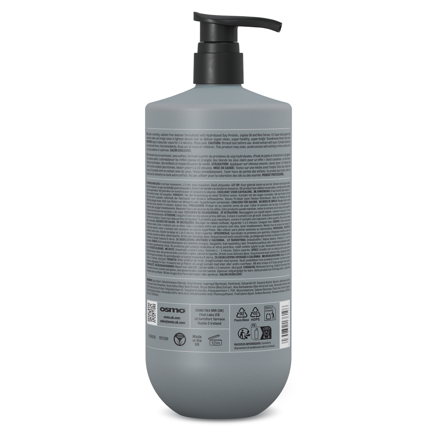 Back View of Super Ice Brightening Hair Mask
