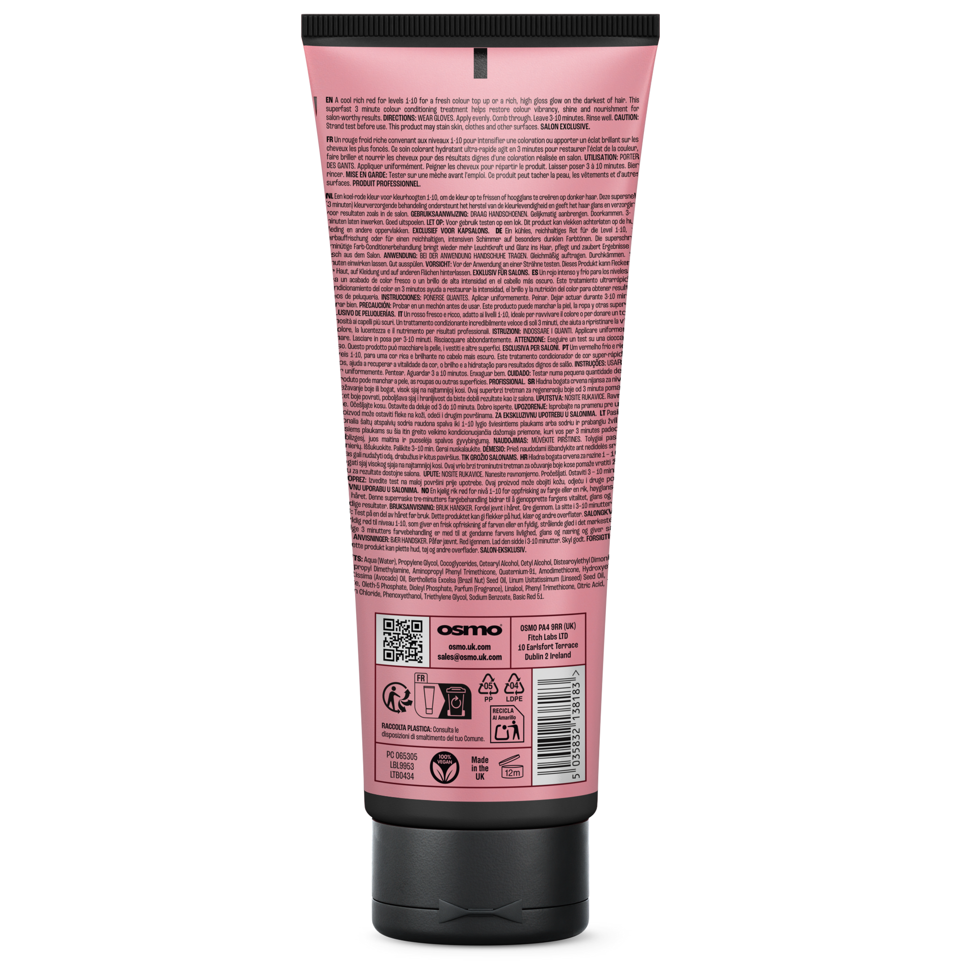 Cherry Red Colour Conditioner Treatment for Hair