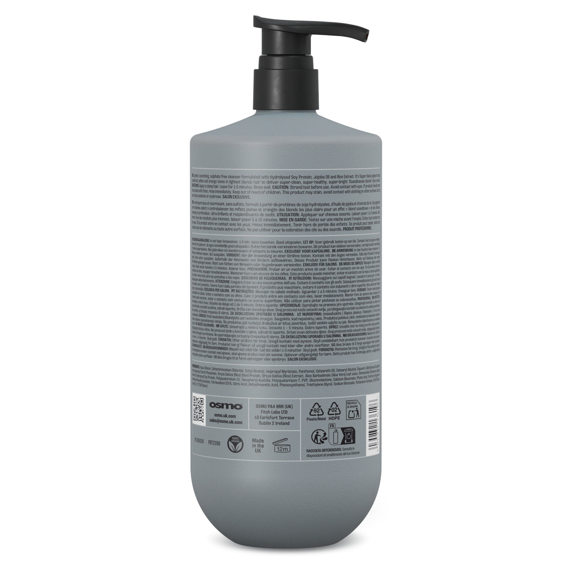 Back View of Super Ice Brightening Hair Mask